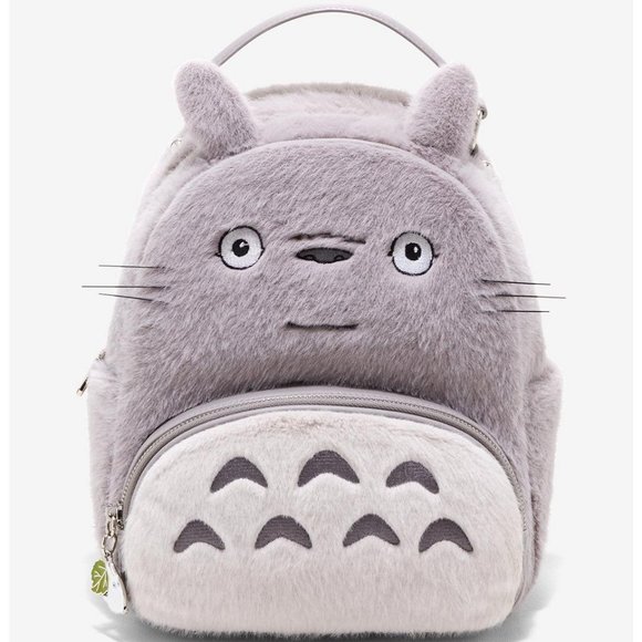 Studio Ghibli My Neighbor Totoro Smiling Figural Mini Backpack New With Tags - Picture 1 of 6